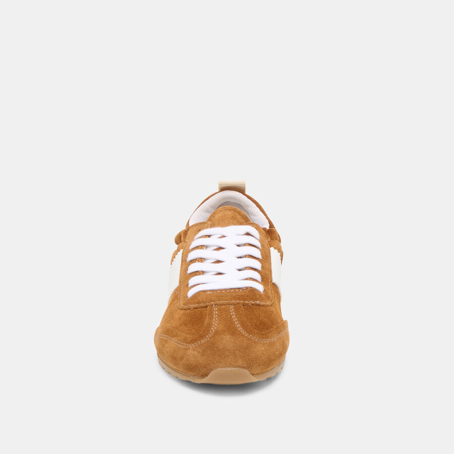 shyla sneakers cognac suede