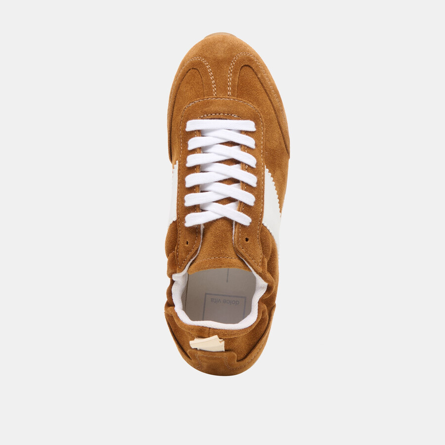 shyla sneakers cognac suede