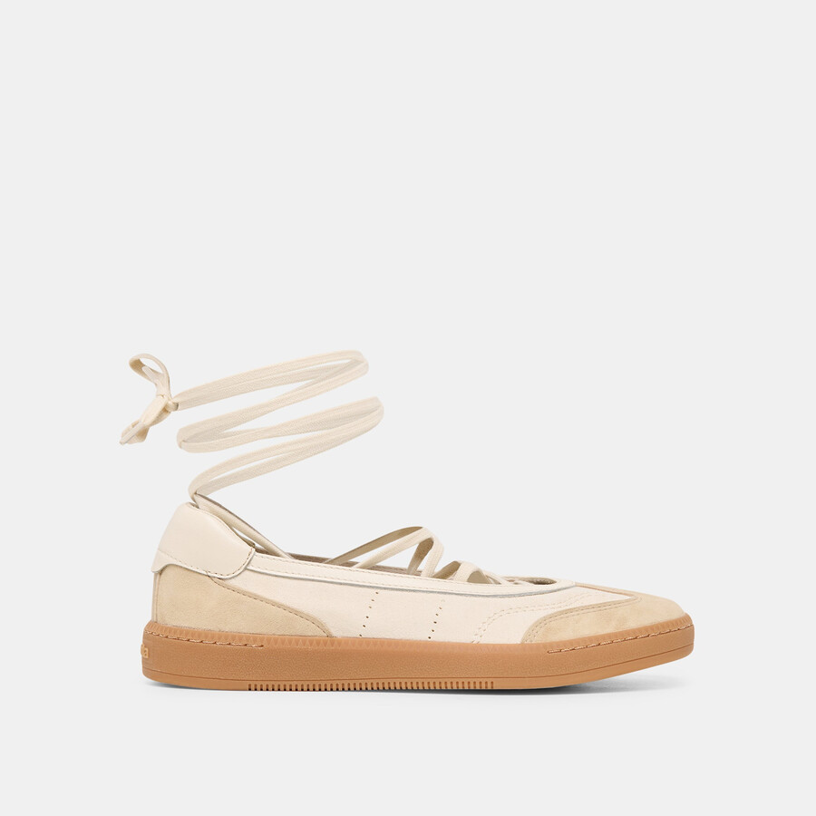 nyomie sneakers ivory multi leather