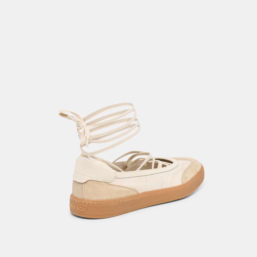 nyomie sneakers ivory multi leather