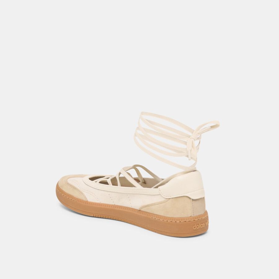 nyomie sneakers ivory multi leather