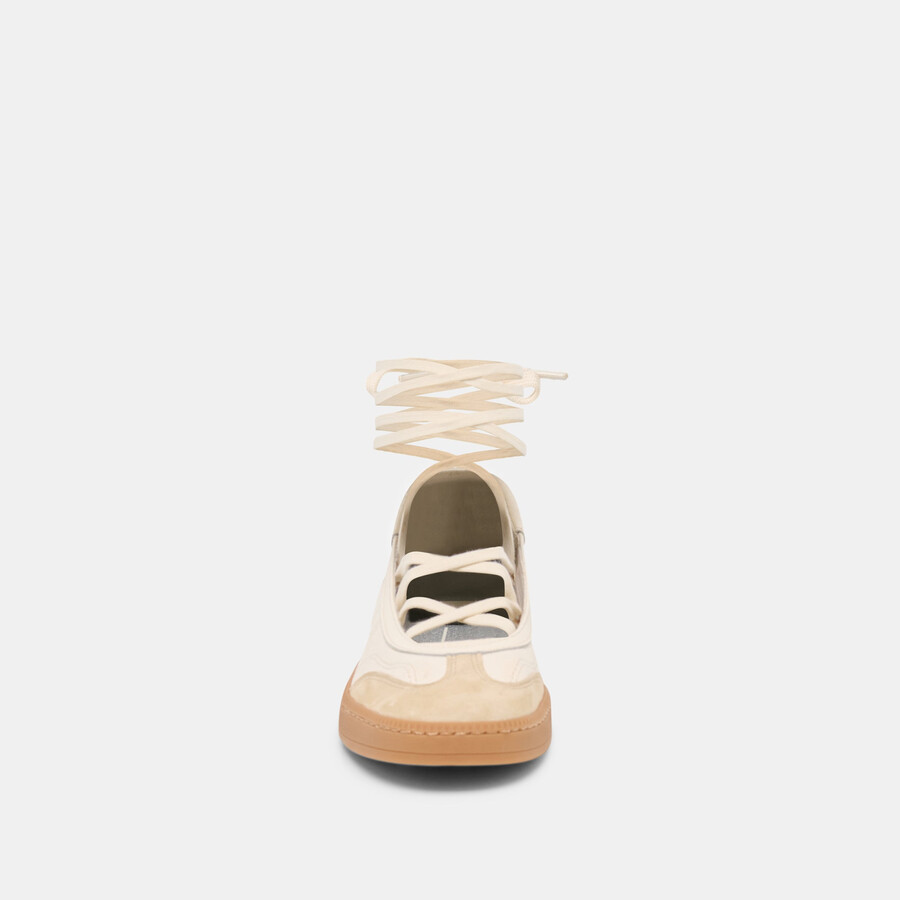 nyomie sneakers ivory multi leather