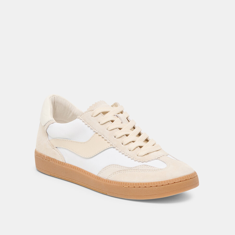 notice sneakers white dune nylon