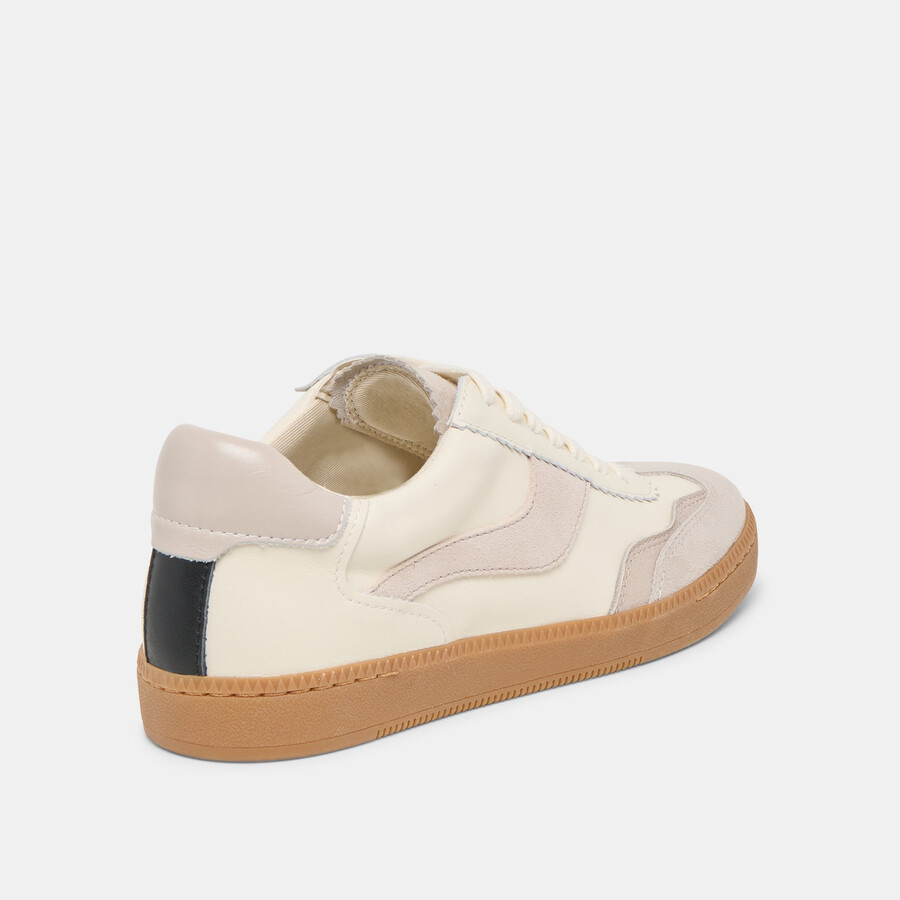 notice sneakers grey white leather