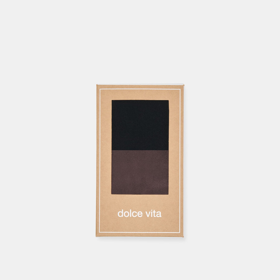 2 pack solid tights espresso black