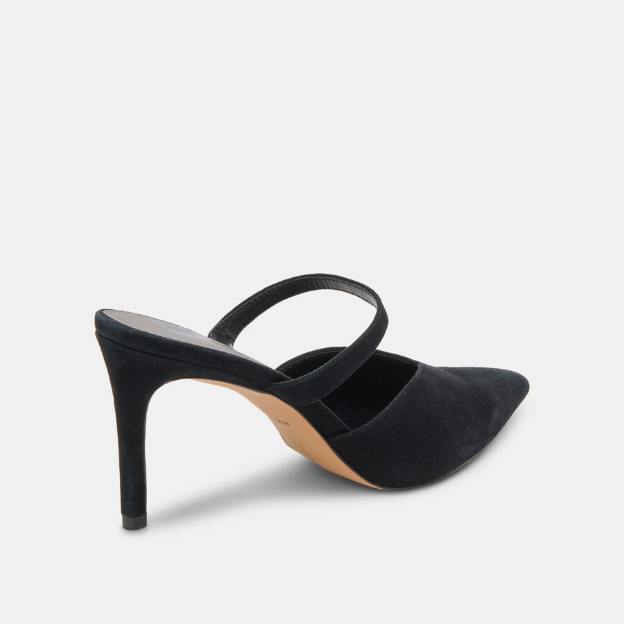 kanika heels onyx suede