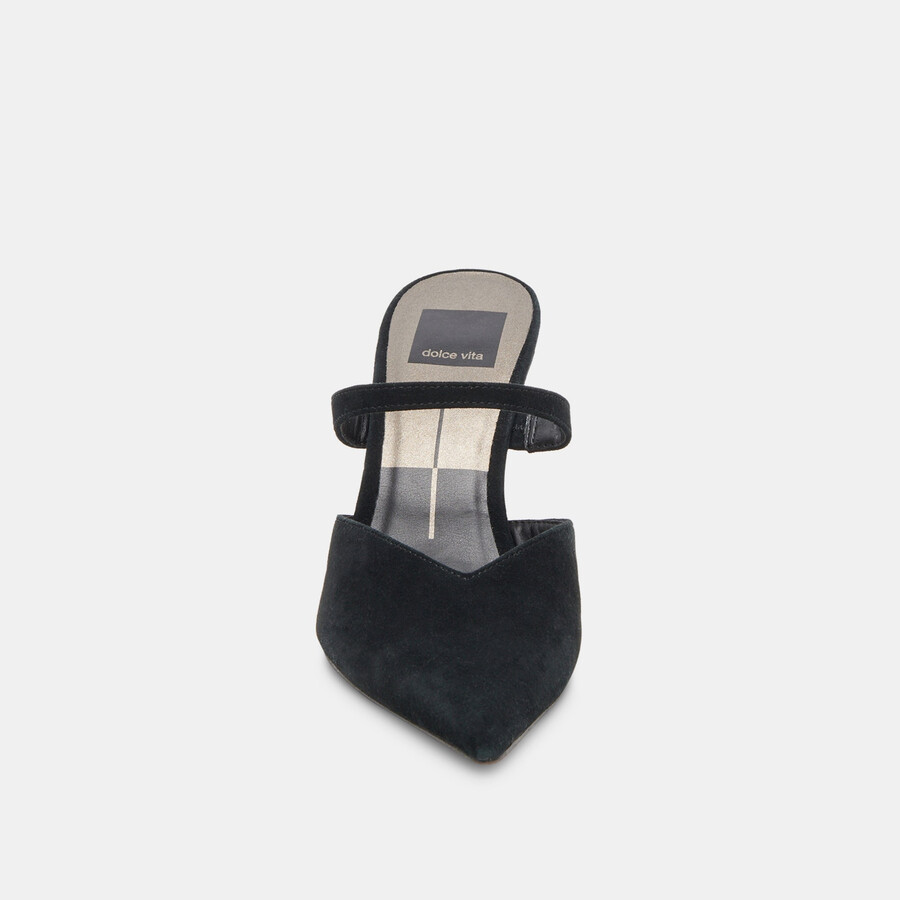 kanika heels onyx suede