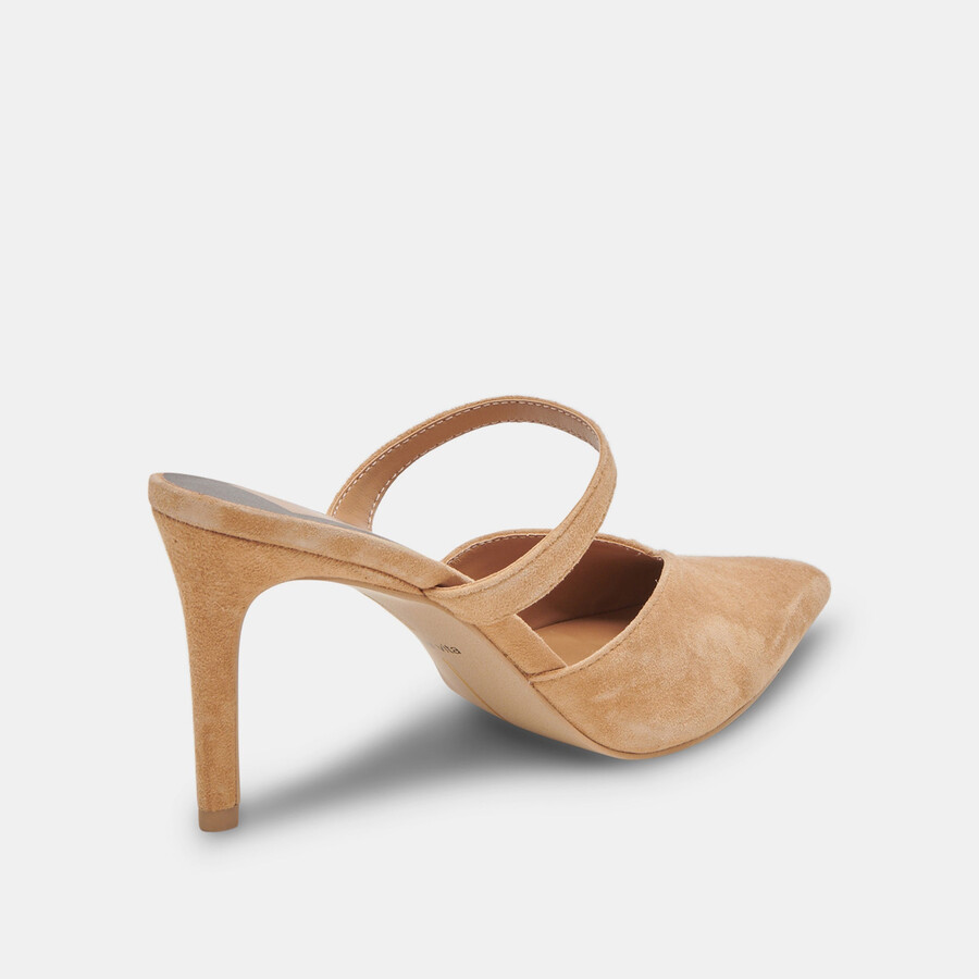 kanika heels tan suede