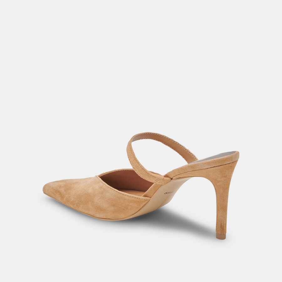 kanika heels tan suede