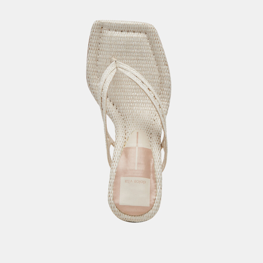 nullah wedges oatmeal raffia