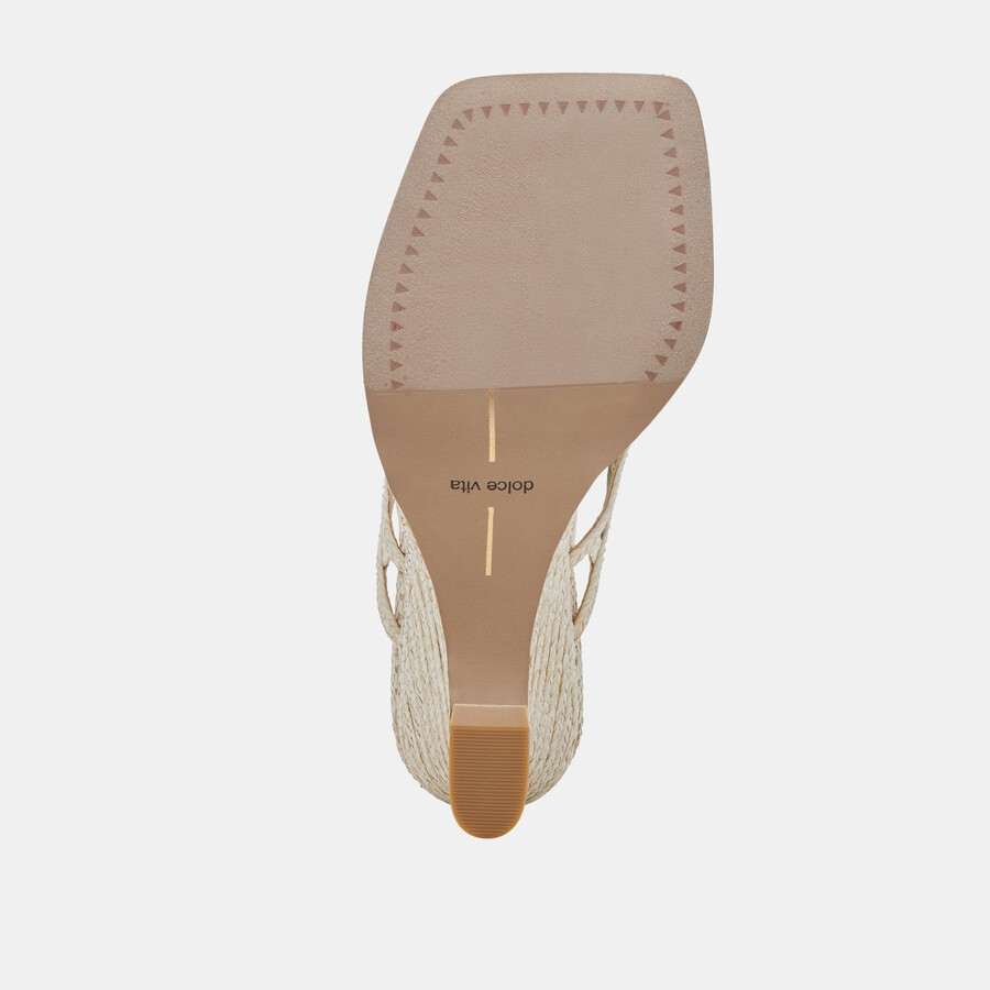 nullah wedges oatmeal raffia