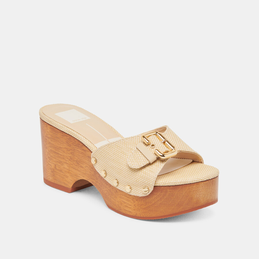yalah heels lt natural raffia