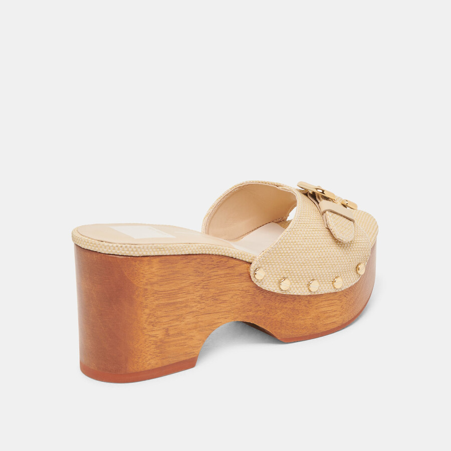 yalah heels lt natural raffia