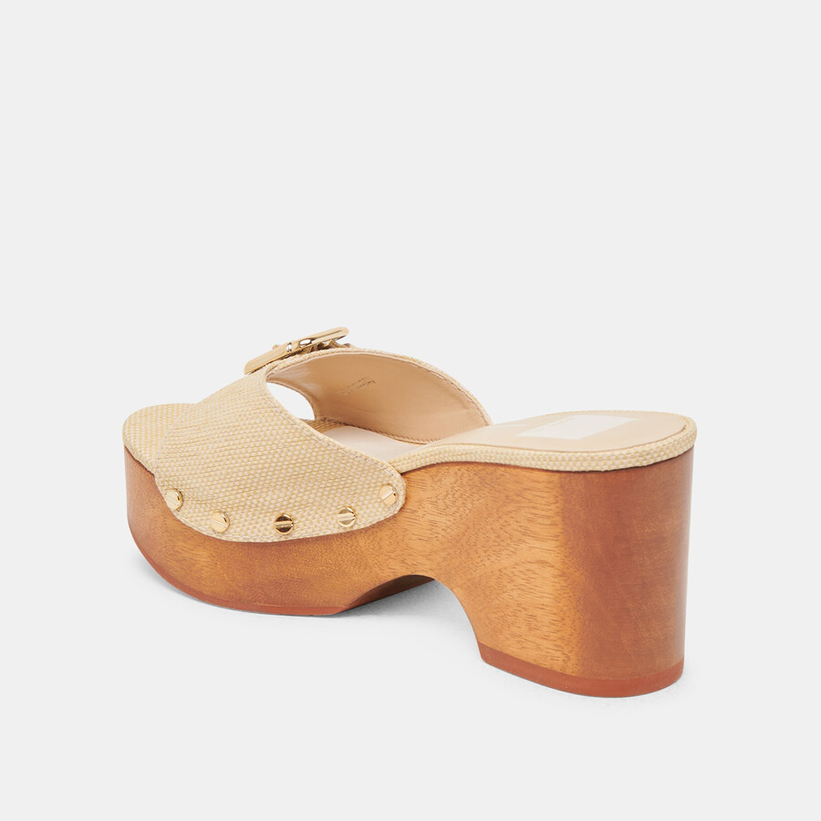 yalah heels lt natural raffia
