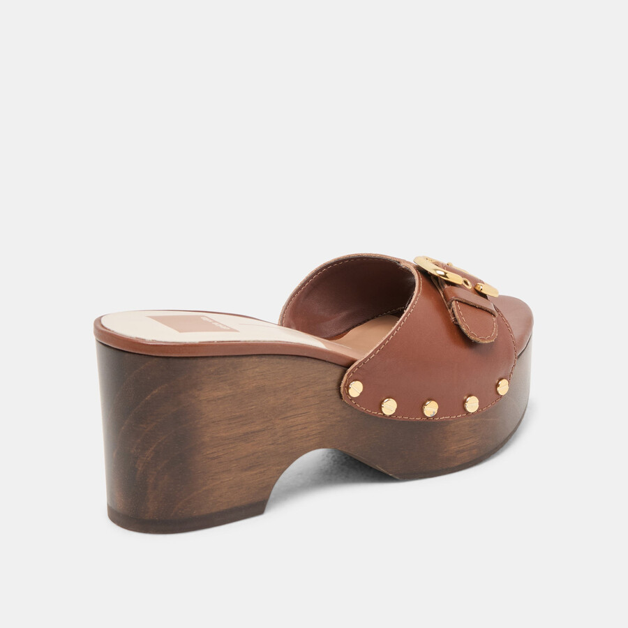 yalah heels brown leather
