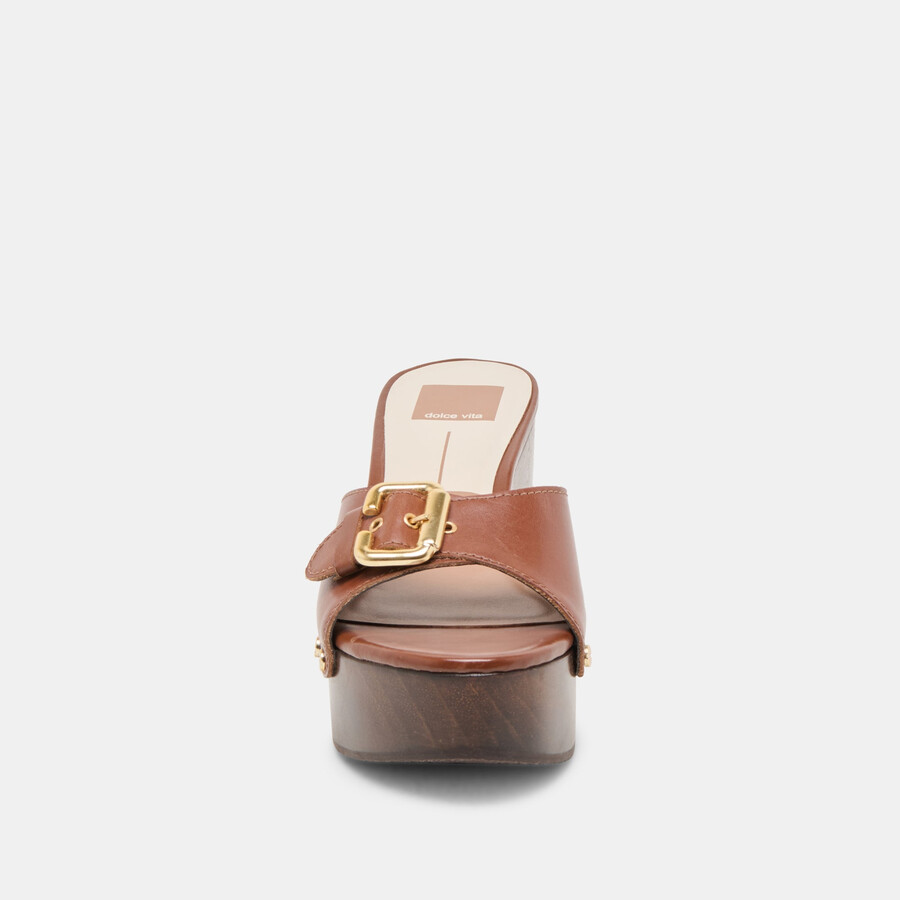 yalah heels brown leather